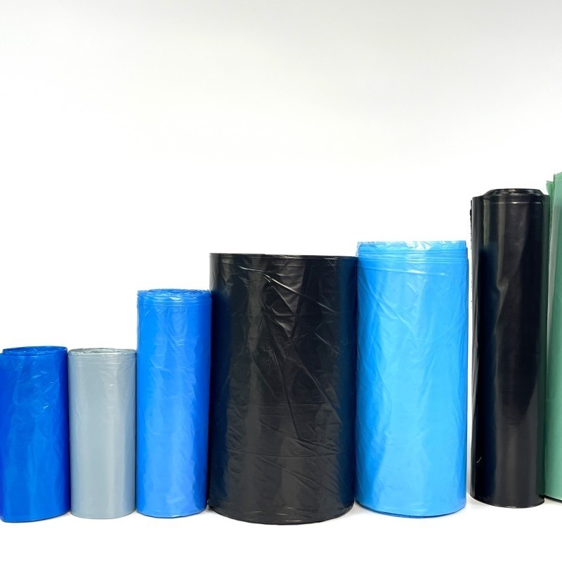 LDPE Plastic Bag 30 To 40 Micron Garbage Bag 4 Rolls A Box Trash Bag For Food Security